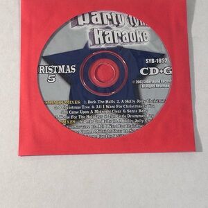 Party Tyme Karaoke Christmas 5 CD+G Disc SYB-1652 Pre-Owned & Tested